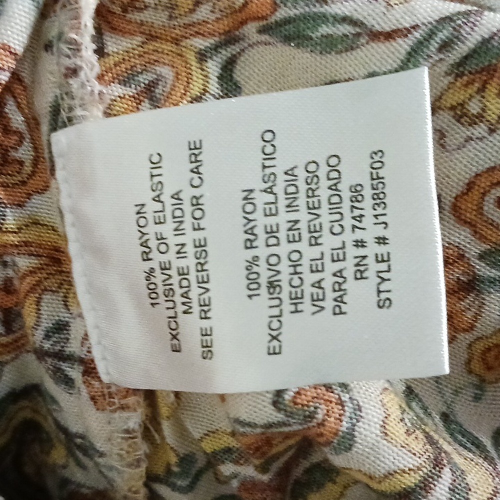 Floral Spaghetti-Strap Wide-Leg Jumpsuit in Rust Floral - Picture 13 of 14